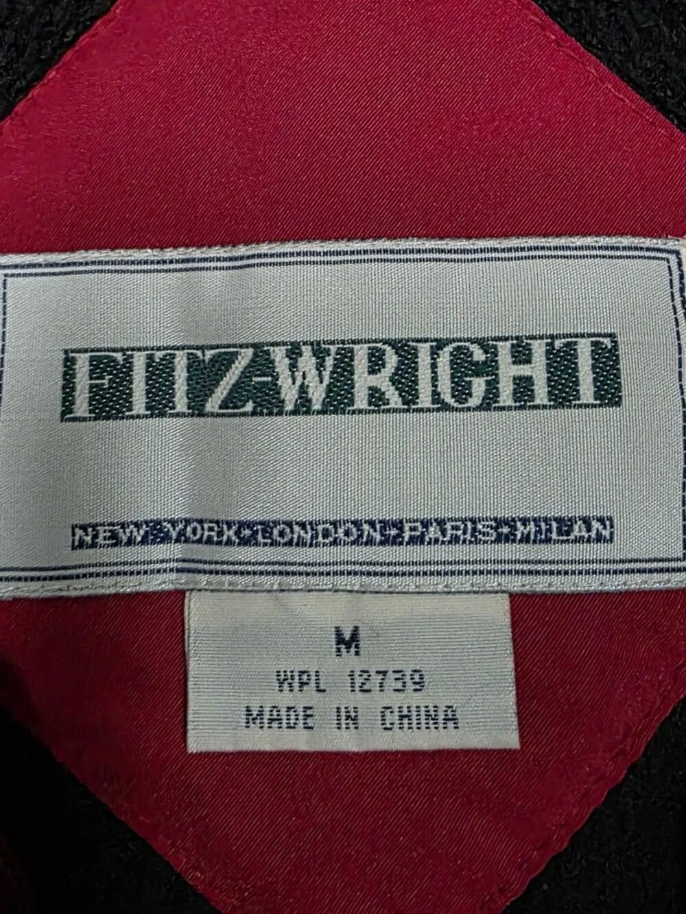 Fitz-Wright Women's Quilted Removeable Hooded Red Coat (Sz:Med)